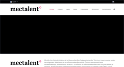 Desktop Screenshot of mectalent.fi
